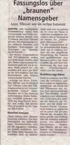 Bericht: Dorstener Zeitung vom 21.02.2013, 4. Lokaslseite, Rubrik: Stellungnahmen